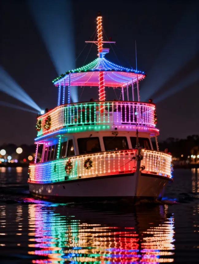 Christmas Boat Parade Decorating Ideas