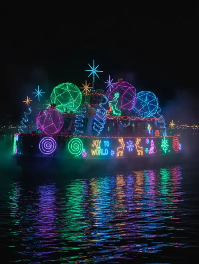 Christmas Boat Parade Decorating Ideas
