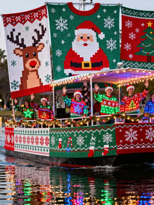 Christmas Boat Parade Decorating Ideas