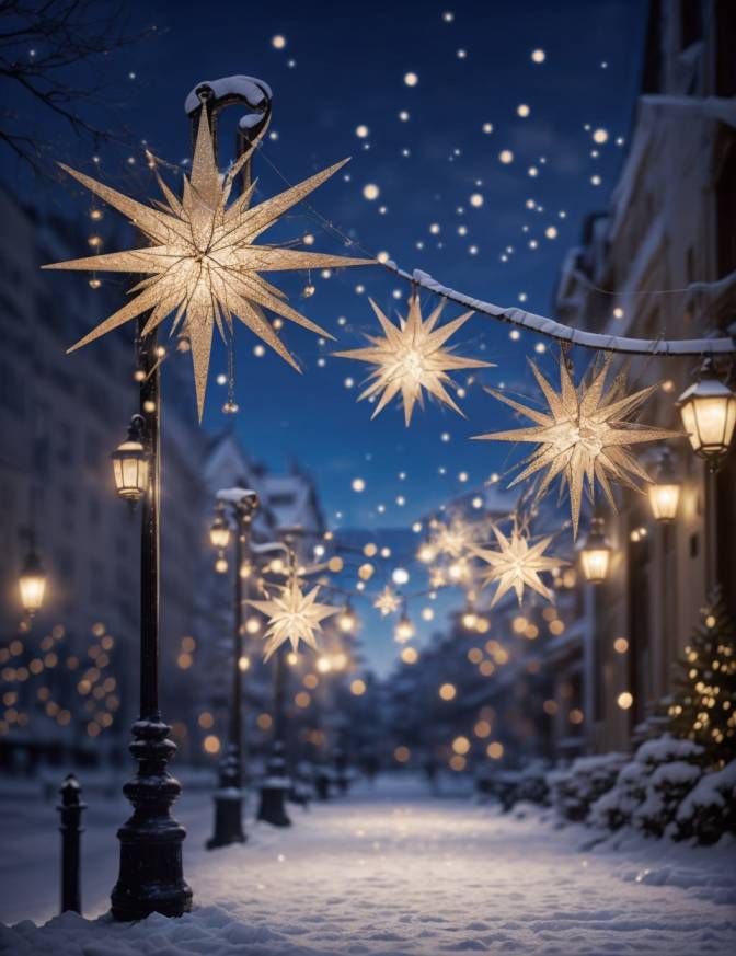 Christmas Decoration Ideas for Street Light Poles