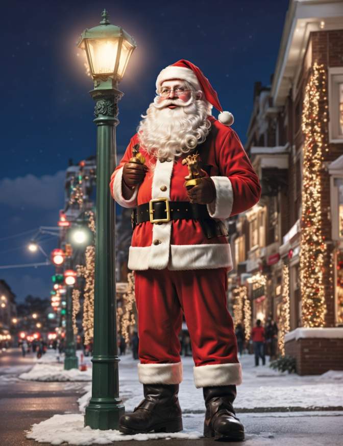 Christmas Decoration Ideas for Street Light Poles