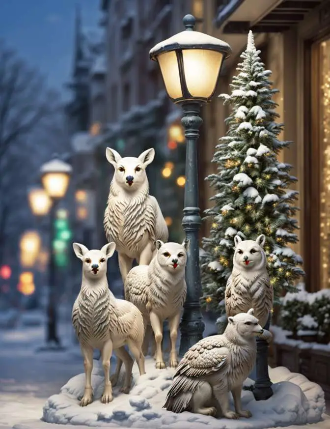 Christmas Decoration Ideas for Street Light Poles