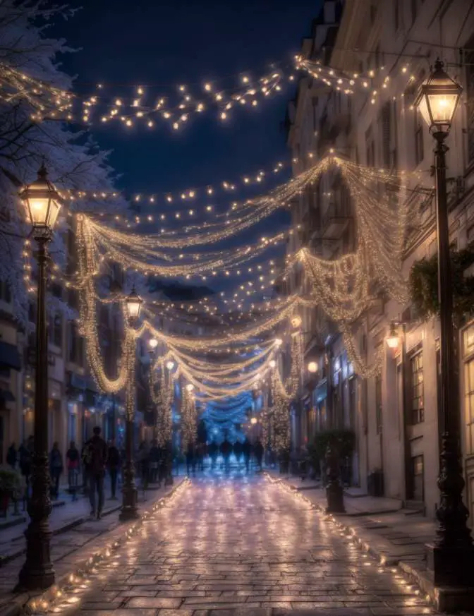 Christmas Decoration Ideas for Street Light Poles