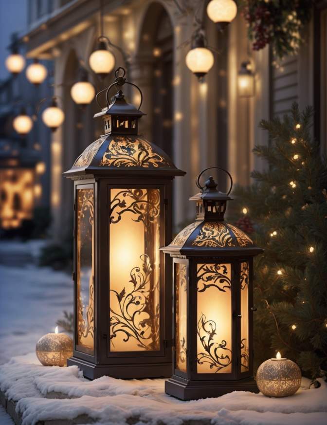 Christmas Decoration Ideas for Street Light Poles