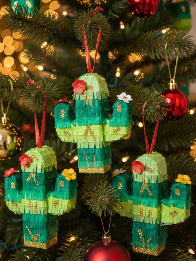 DIY Cactus Christmas Tree Ideas