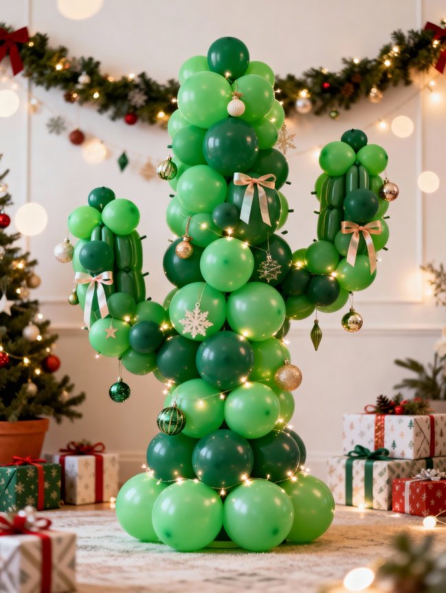 DIY Cactus Christmas Tree Ideas