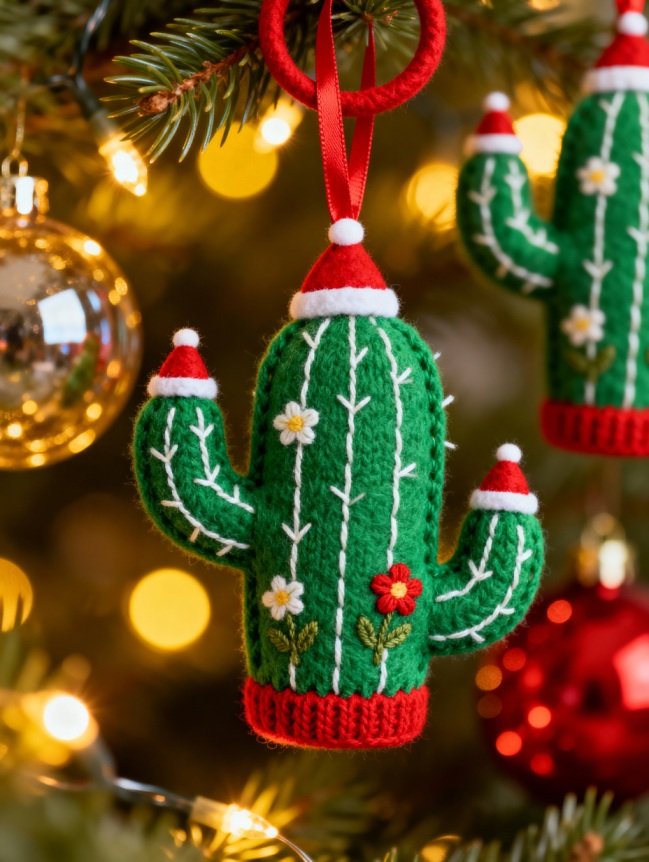DIY Cactus Christmas Tree Ideas