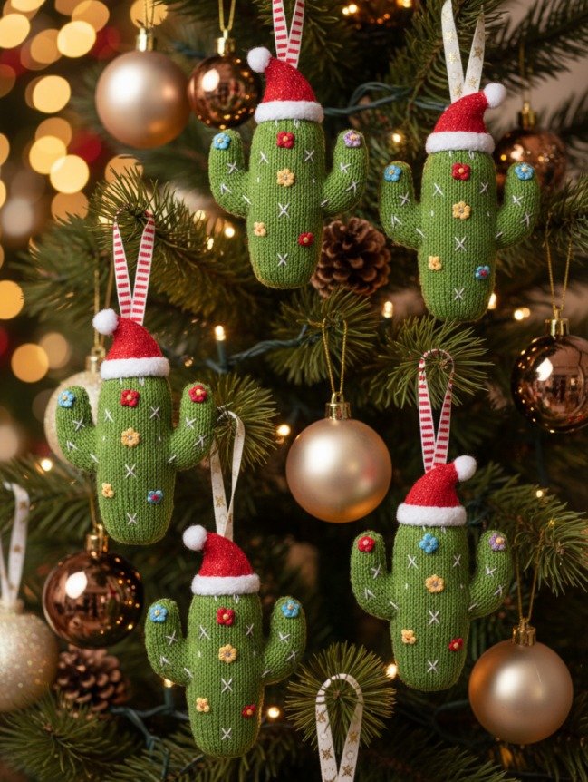 DIY Cactus Christmas Tree Ideas