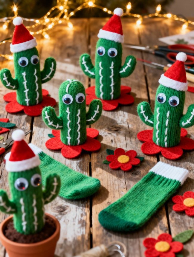 DIY Cactus Christmas Tree Ideas