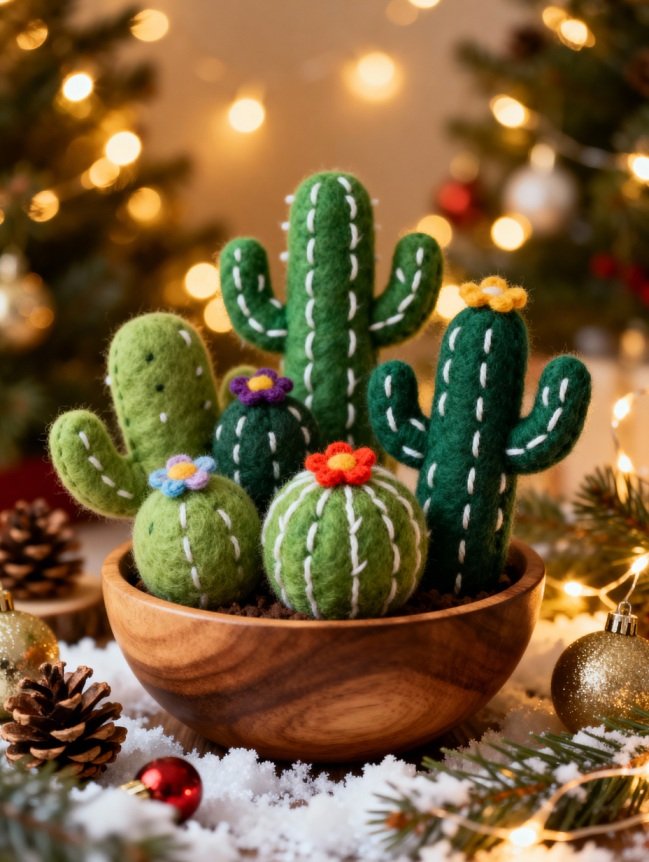 DIY Cactus Christmas Tree Ideas