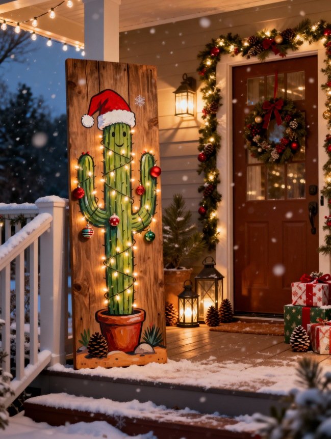 DIY Cactus Christmas Tree Ideas