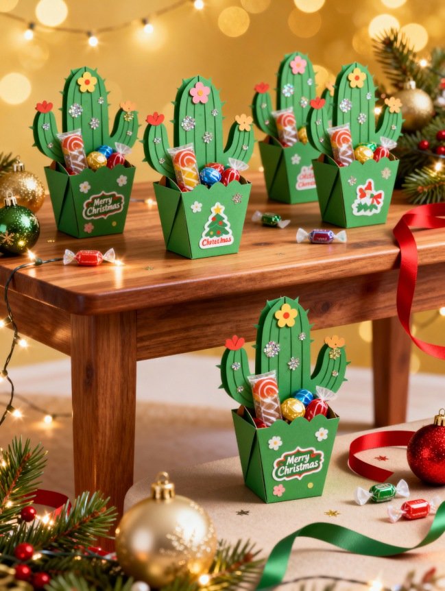 DIY Cactus Christmas Tree Ideas