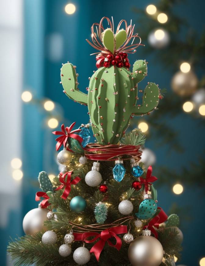 DIY Cactus Christmas Tree Ideas