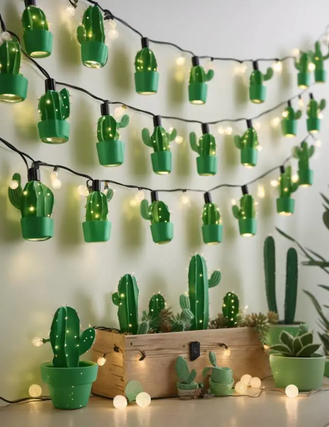 DIY Cactus Christmas Tree Ideas