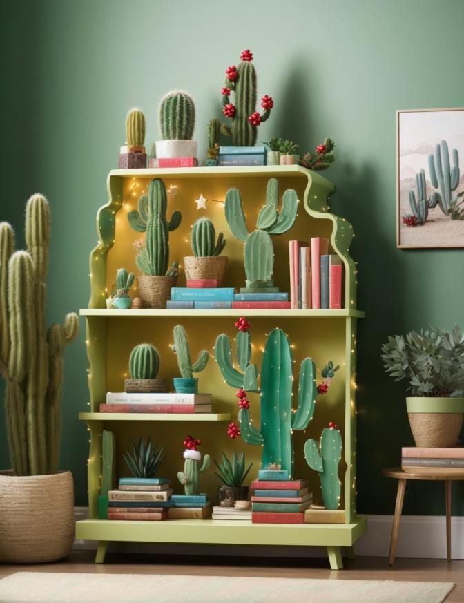 DIY Cactus Christmas Tree Ideas