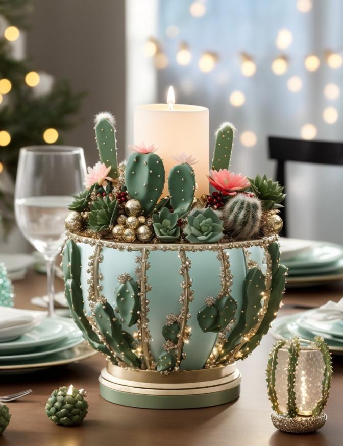 DIY Cactus Christmas Tree Ideas