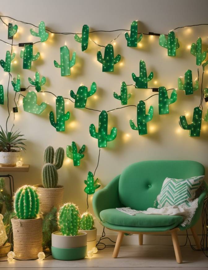 DIY Cactus Christmas Tree Ideas
