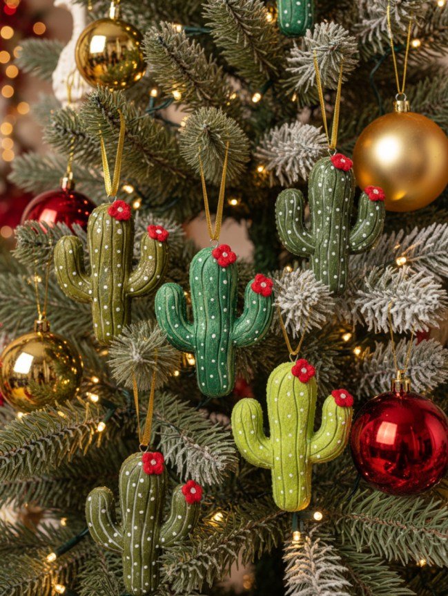 DIY Cactus Christmas Tree Ideas