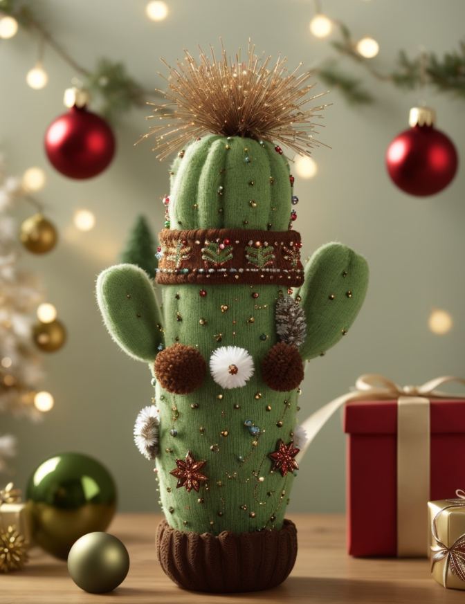 DIY Cactus Christmas Tree Ideas