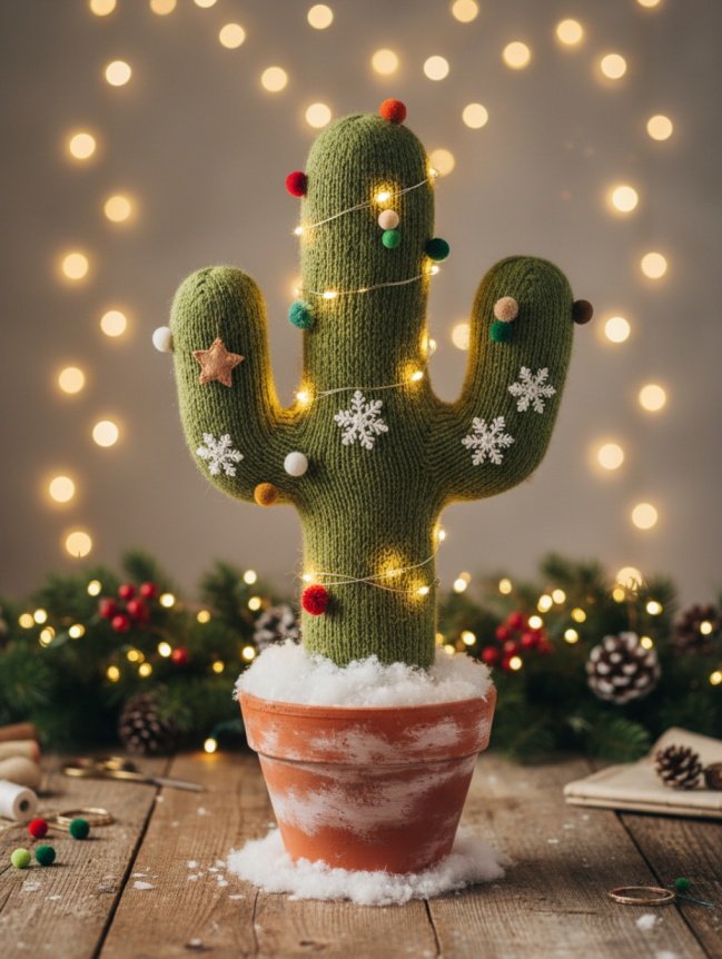 DIY Cactus Christmas Tree Ideas