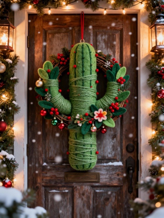 DIY Cactus Christmas Tree Ideas