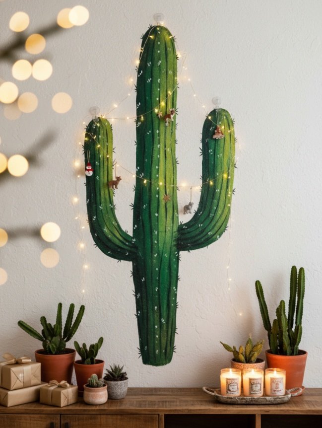 DIY Cactus Christmas Tree Ideas