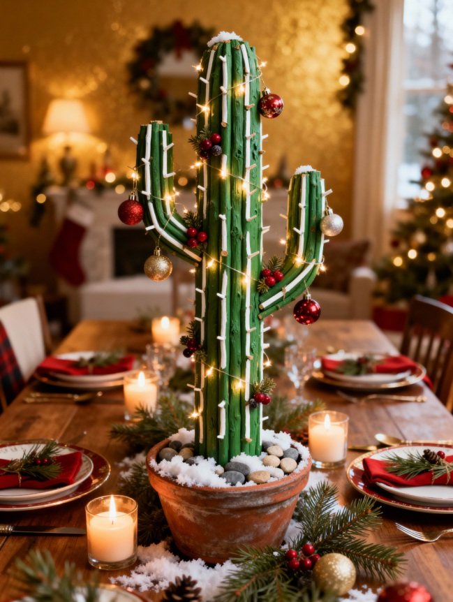 DIY Cactus Christmas Tree Ideas