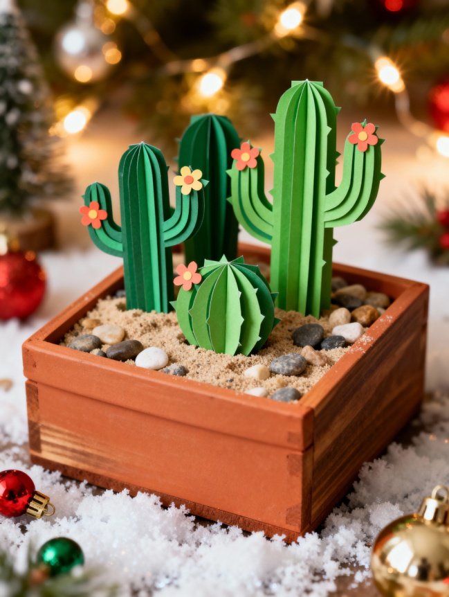 DIY Cactus Christmas Tree Ideas