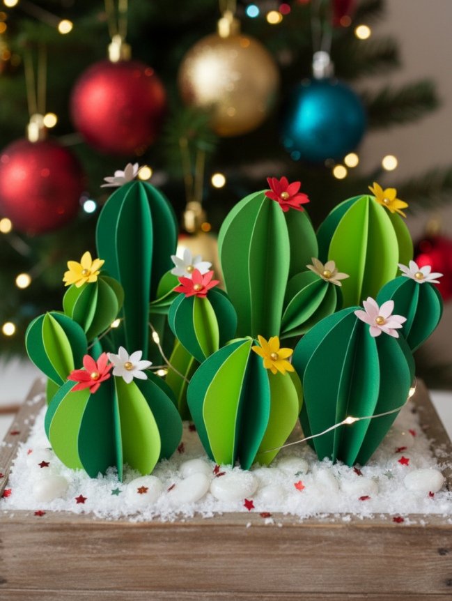 DIY Cactus Christmas Tree Ideas