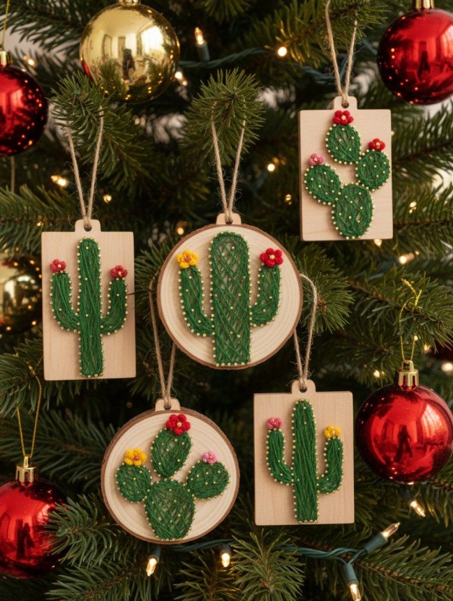 DIY Cactus Christmas Tree Ideas