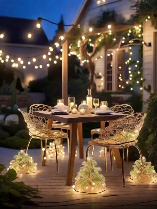 Home Outside New Year's Decoration Ideas