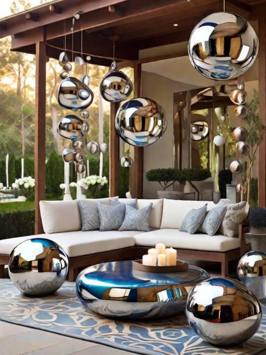 Home Outside New Year's Decoration Ideas