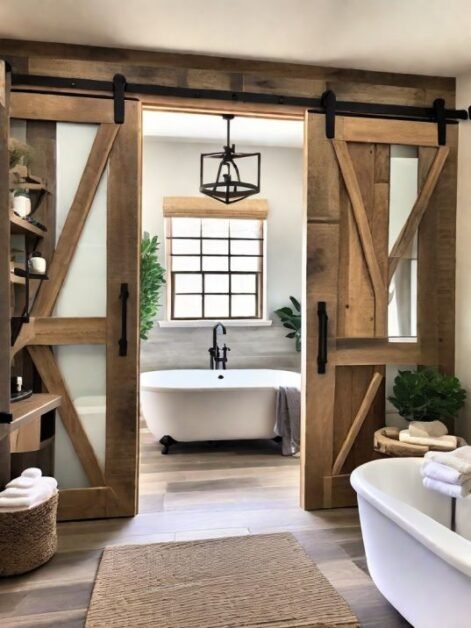 43 Master Bathroom Door Ideas for a Stylish Retreat