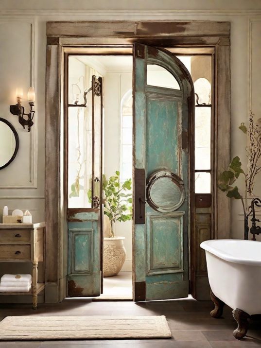 Master Bathroom Door Ideas