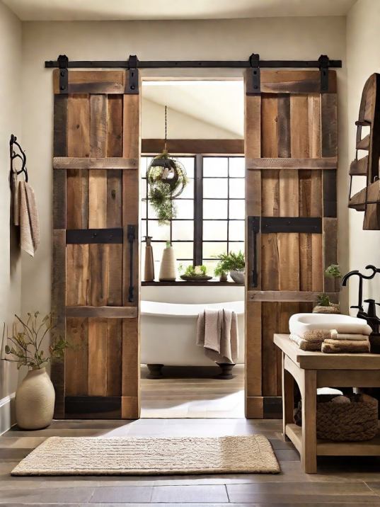 Master Bathroom Door Ideas