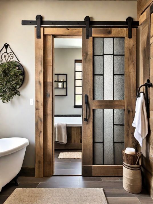 Master Bathroom Door Ideas