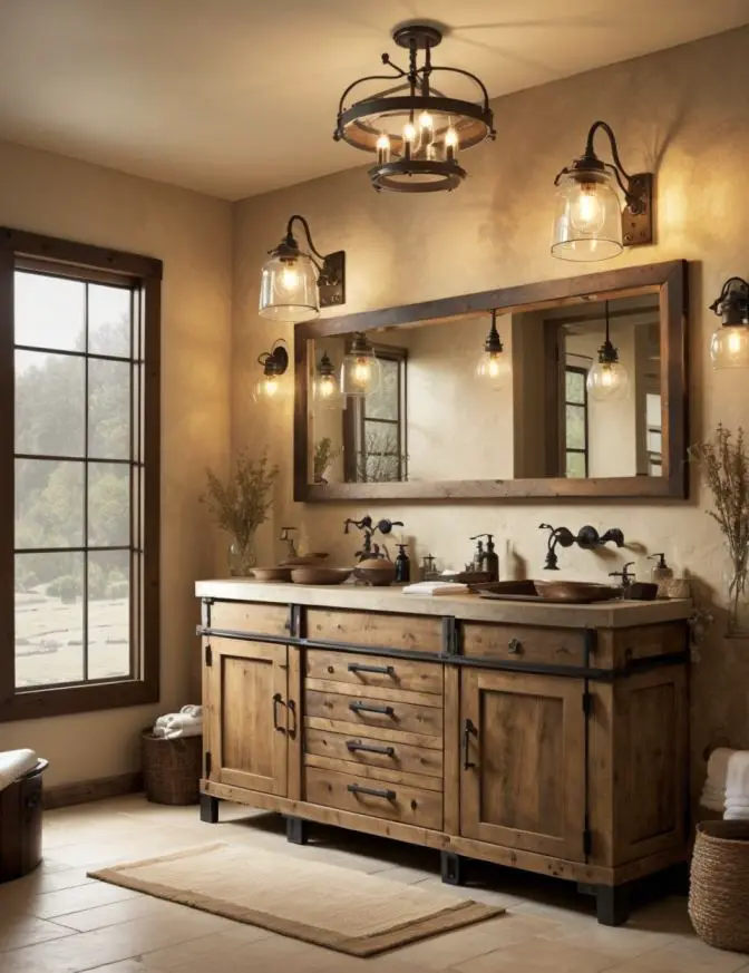 Rustic Bathroom Decor Ideas