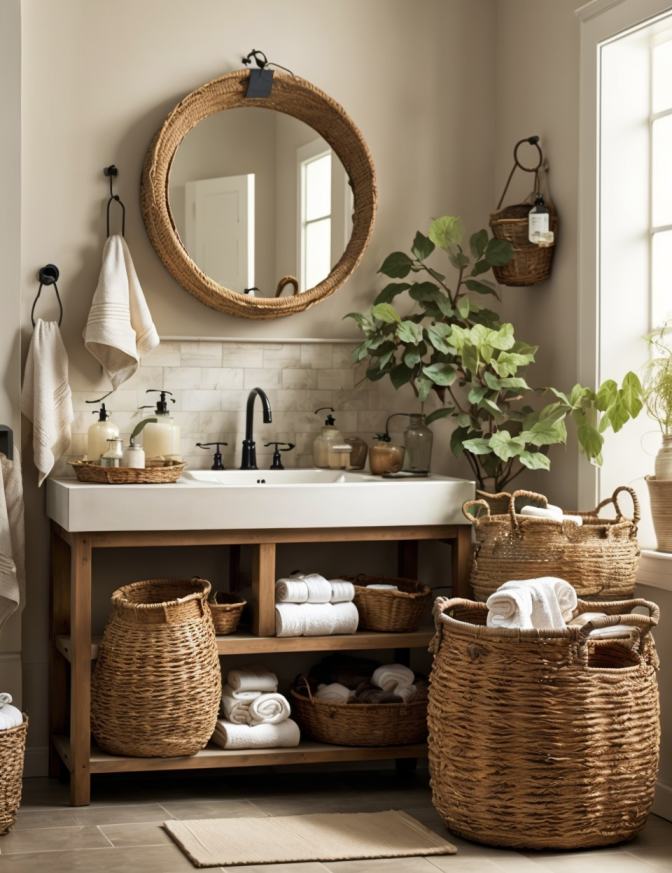 Rustic Bathroom Decor Ideas