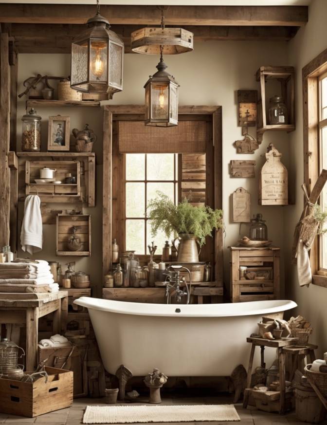 Rustic Bathroom Decor Ideas