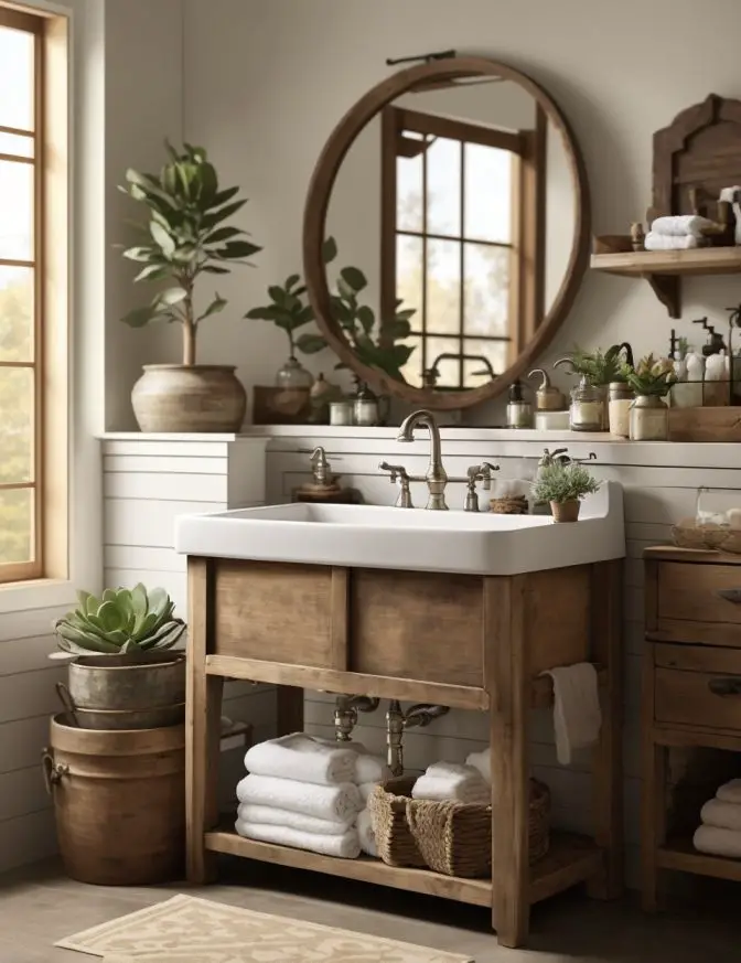 Rustic Bathroom Decor Ideas