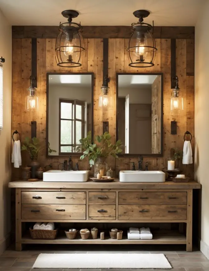 Rustic Bathroom Decor Ideas