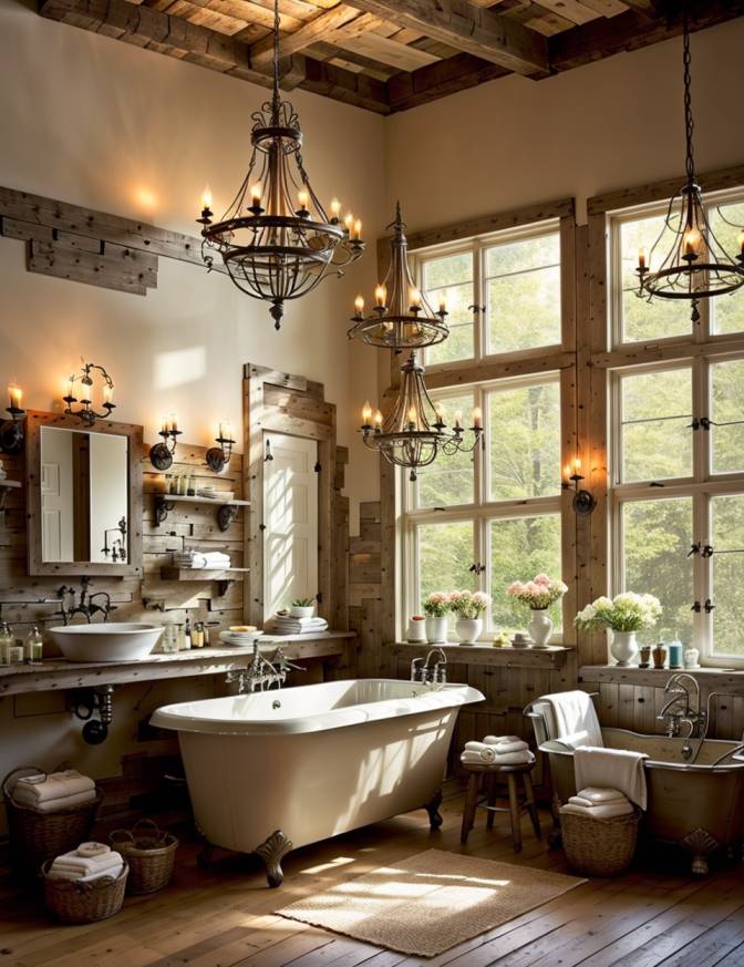 Rustic Bathroom Decor Ideas