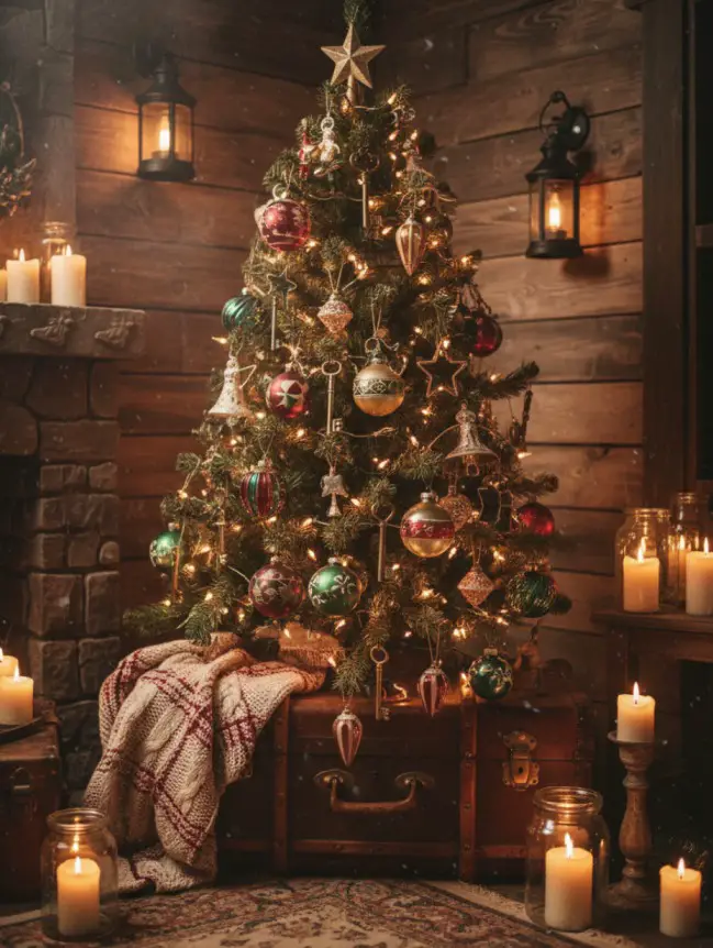 Rustic Christmas Tree Decoration Ideas