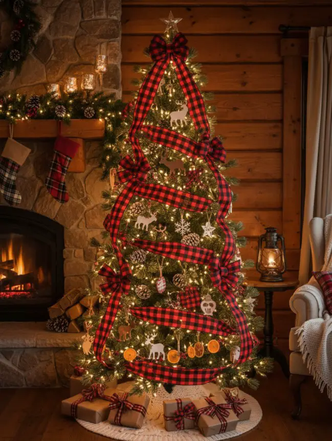 Rustic Christmas Tree Decoration Ideas