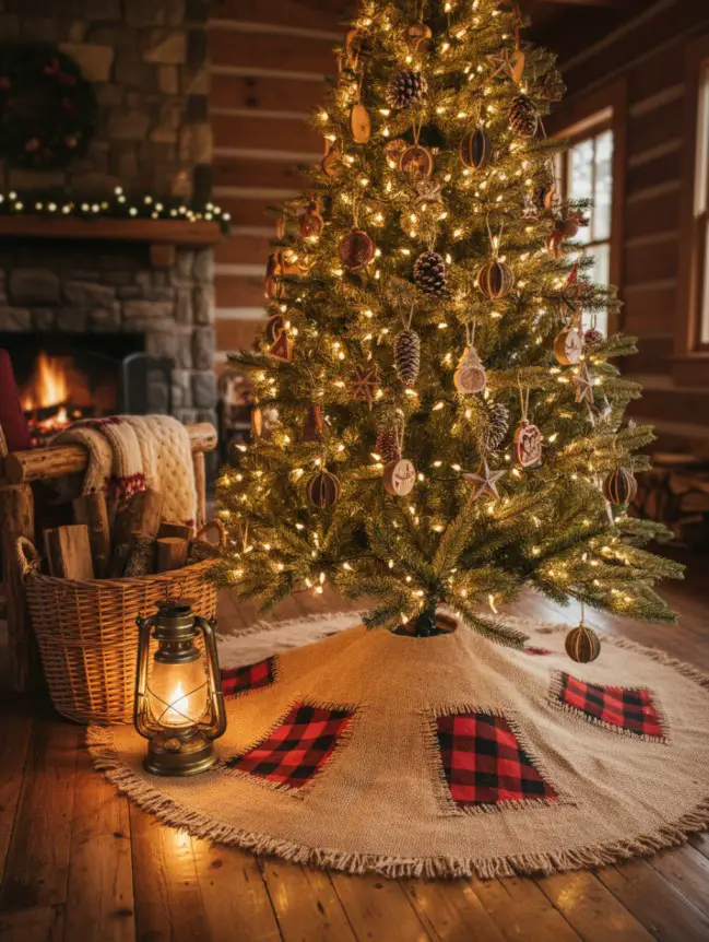 Rustic Christmas Tree Decoration Ideas