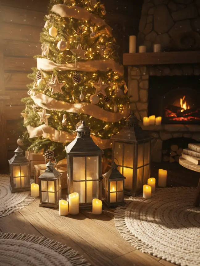 Rustic Christmas Tree Decoration Ideas