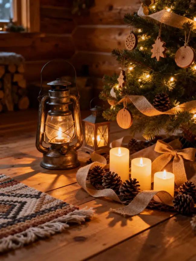 Rustic Christmas Tree Decoration Ideas