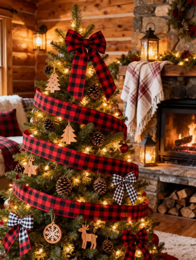 Rustic Christmas Tree Decoration Ideas