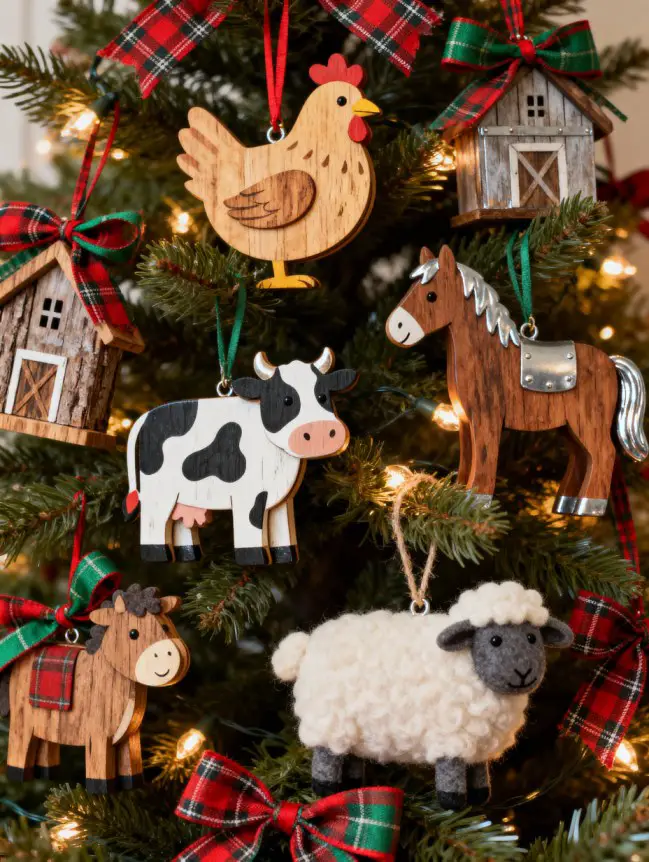 Rustic Christmas Tree Decoration Ideas