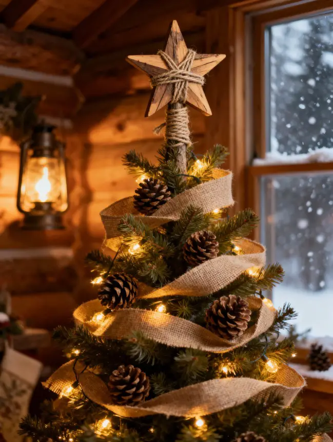 Rustic Christmas Tree Decoration Ideas